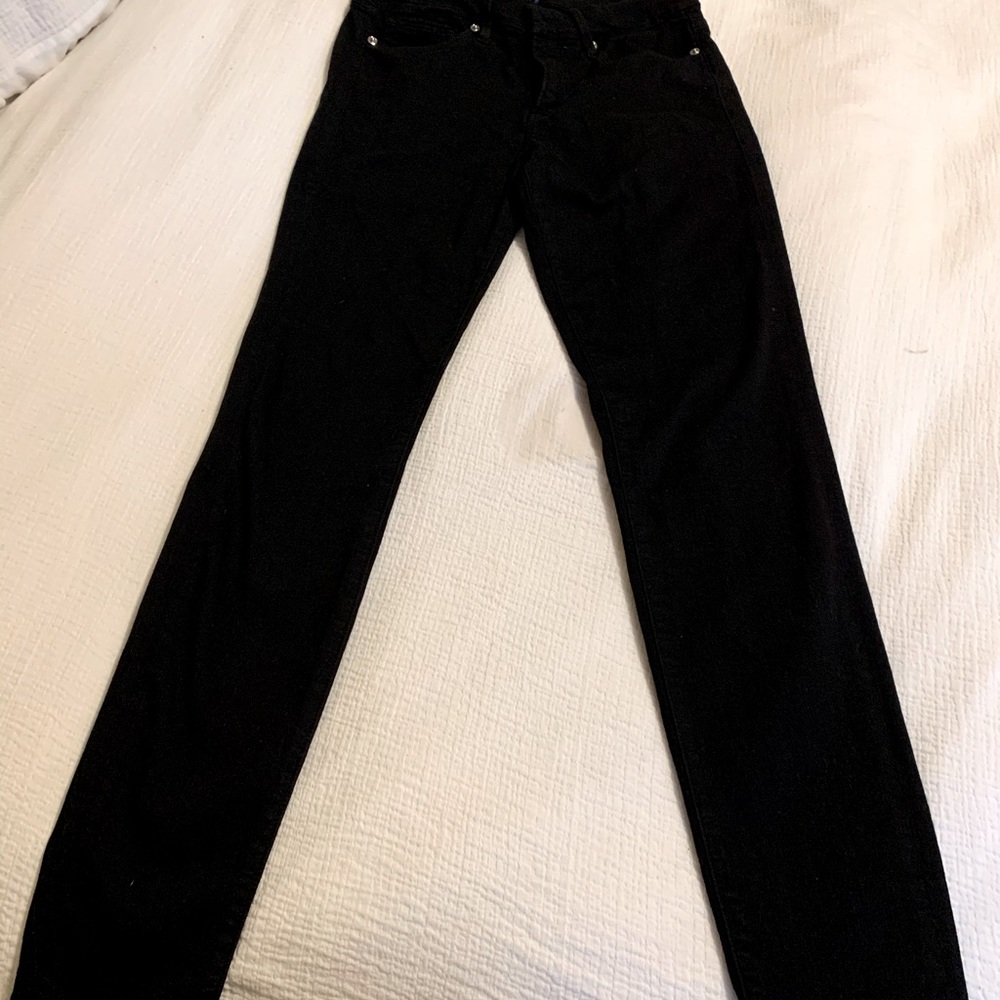 Good American Good Legs Skinny Black Jeans size 6